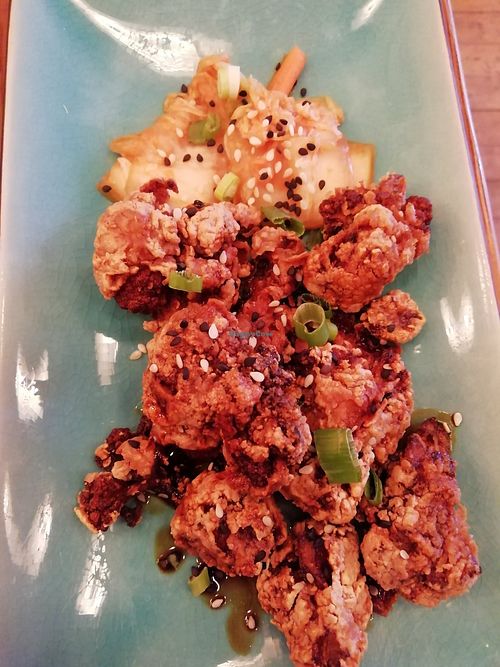 Cauliflower bites #Veganuary at Soba in Glasgow