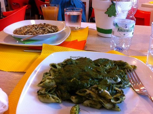Pasta at Freschette BioBistrot in Palermo