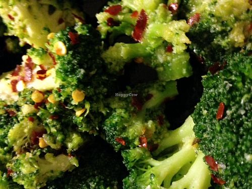 Broccoli appetizer at Sheba in Rockville