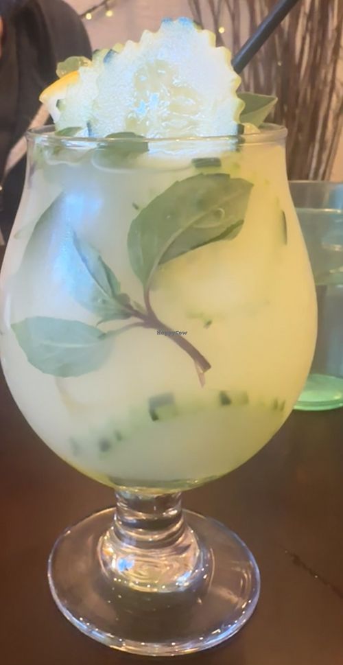 Basil lemonadee  at Me and Jungle Cafe in Oakland