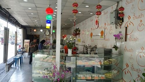 inside cafe at Pun-Pao Steamed Buns in Chiang Mai