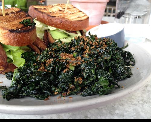 Kale salad close-up  at True Food Kitchen in Scottsdale