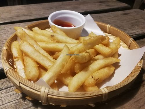 fries at Starry X Sky Art Vegan Village - 星空X藝素村 in New Taipei City