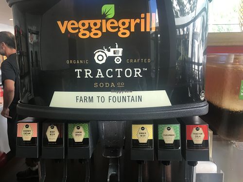 Tractor Soda at Veggie Grill by Next Level - The Dome in Hollywood