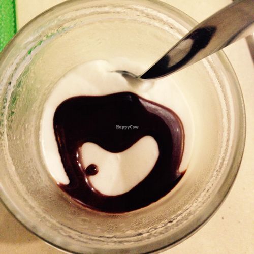 Dessert at La Capra Campa Vegacceria in Rome