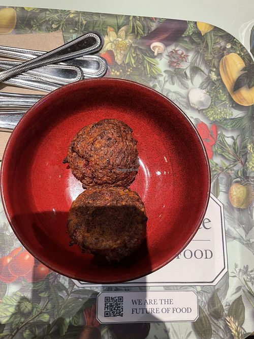 Veggie balls #Veganuary at Le Botaniste - Bryant Park in New York City