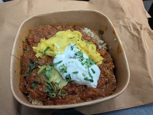 Chili at Le Botaniste - Bryant Park in New York City