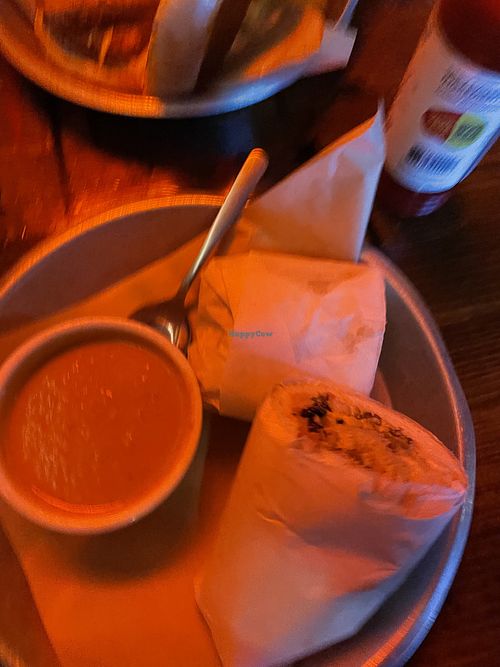 Sorry it’s blurry! Po boy! Very good!  at Ground Control in Chicago