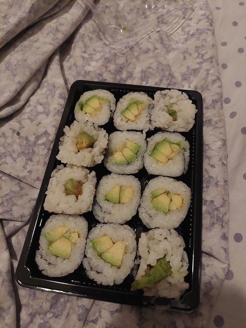 Avocado maki roll at Homu Sushi Bar in Rhodes