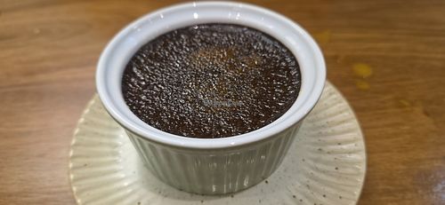 Dark chocolate creme brulee at The Daun in Bandar Seri Begawan