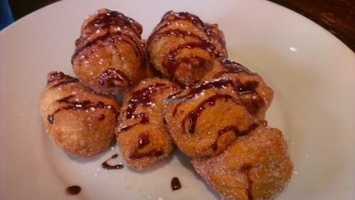 Fried Zeppolis at Slice of Vegas Pizza in Las Vegas