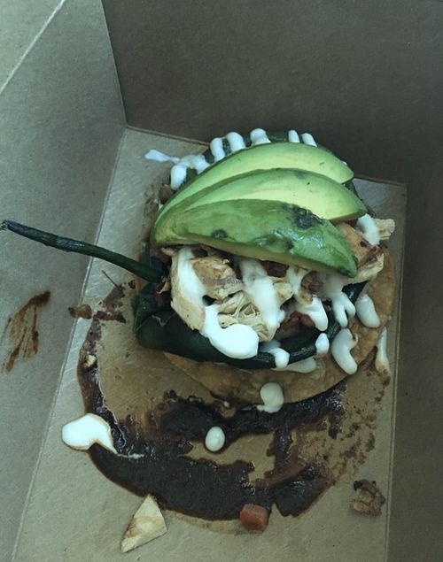 Chile Relleno to go   at Hussong's Cantina - Mandalay Bay Shoppes in Las Vegas