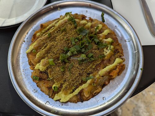 Asparagus pancake at Maslow in Paris