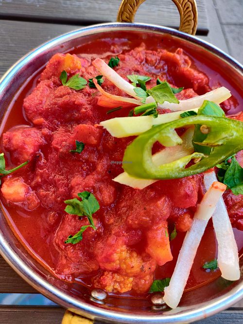 Aloo Gobi (vegan) at Maharaja in Fulda