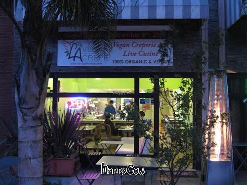 Outside of LA Vegan Crepe. Grand Opening on December 8, 2012 in Los Angeles, CA at LA Vegan Crepe in Los Angeles