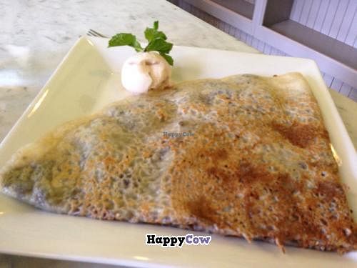 brownie crepe at LA Vegan Crepe in Los Angeles