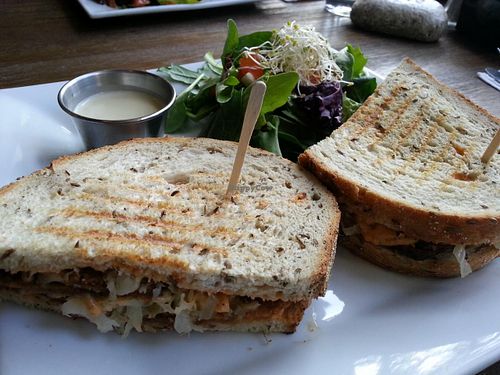 Reuben at LA Vegan Crepe in Los Angeles