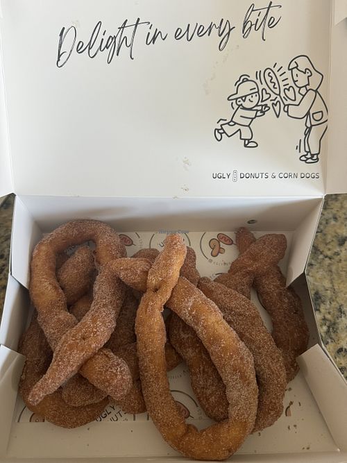 Original with cinnamon sugar   at Ugly Donuts & Corn Dogs in Pearland