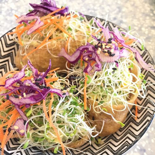 Avocado Bean Curd Sushi at Veggie Mama in Kowloon