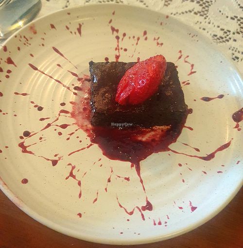 Vegan brownie at Bingil Bay Cafe in Bingil Bay
