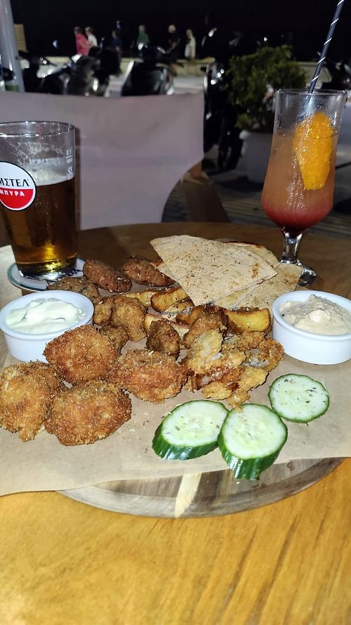  at Loco Vegan Beach Bar in Crete