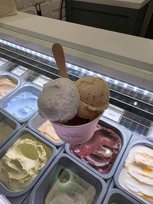 Coconut & walnut at Umami in Almaty