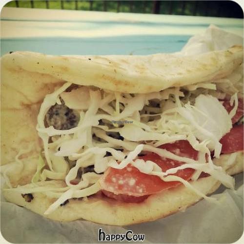 The falafel is a great choice for lunch! at Shhmaltz - Food Truck in Austin