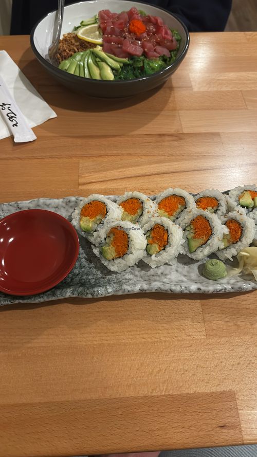 Vegetable sushi  at The Fuse in Oswego