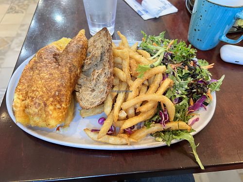 This is an updated picture of the egg breakfast  at Carnegie Diner in New York City