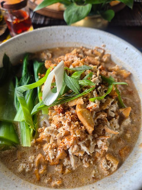 Vegan raven with tofu mince at Asri Dining by Samanvaya in Sidemen