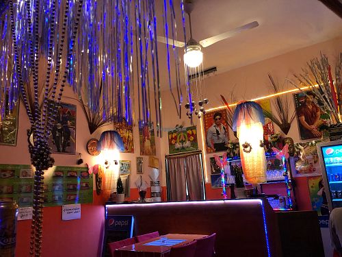 Counter at Bollywood Indian Vegetarian in Budapest