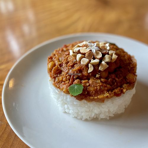 Vegan curry   at Rokaku Tea House - Hexagon Cafe  in Miyajima