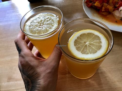 lemonade (very good, selfmade) at Beetroot in Frankfurt