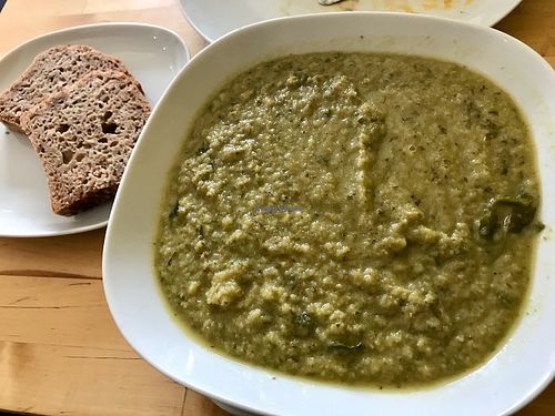 kohlrabi & parsley soup at Beetroot in Frankfurt