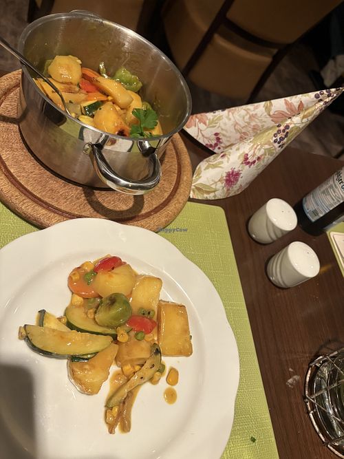 Kartoffeltopf im Topf serviert  at Strandrestaurant in Mirow