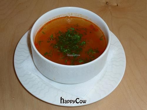 Mexican Soup at Cafe Ukrop in St Petersburg