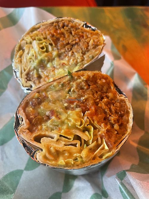 Vegan Chorizo Burrito  at Carlito Burrito in Brighton