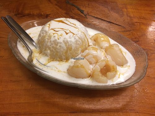 lovely tapioca dessert  at Aunty Mena's in Wellington
