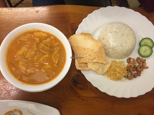 curry at Aunty Mena's in Wellington