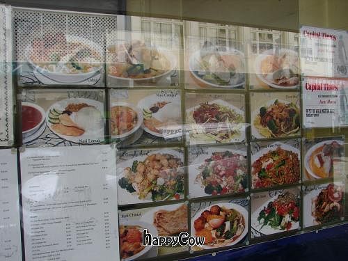 lots of choices at Aunty Mena's in Wellington