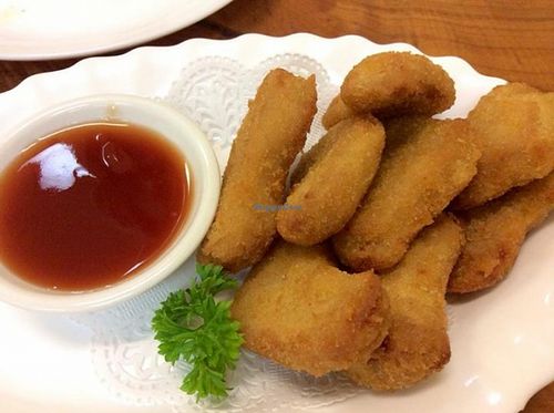 Soy nuggets at Aunty Mena's in Wellington