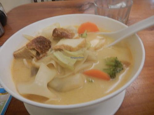 Laksa bowl at Aunty Mena's in Wellington