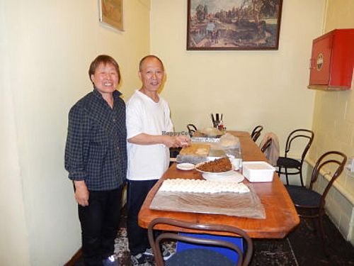 wonton makers at Aunty Mena's in Wellington