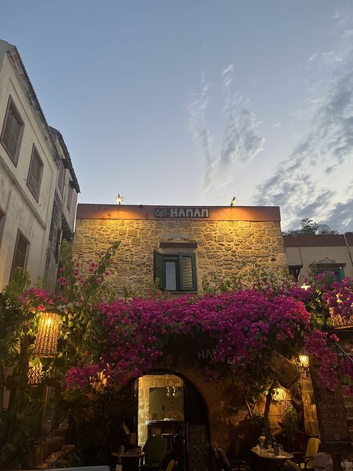   at Hamam Cafe in Rhodes