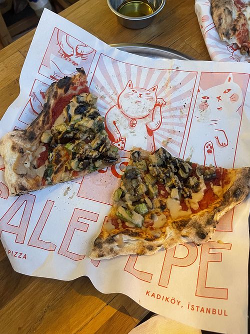   at Salepepe Tokyo Style Pizza in Istanbul