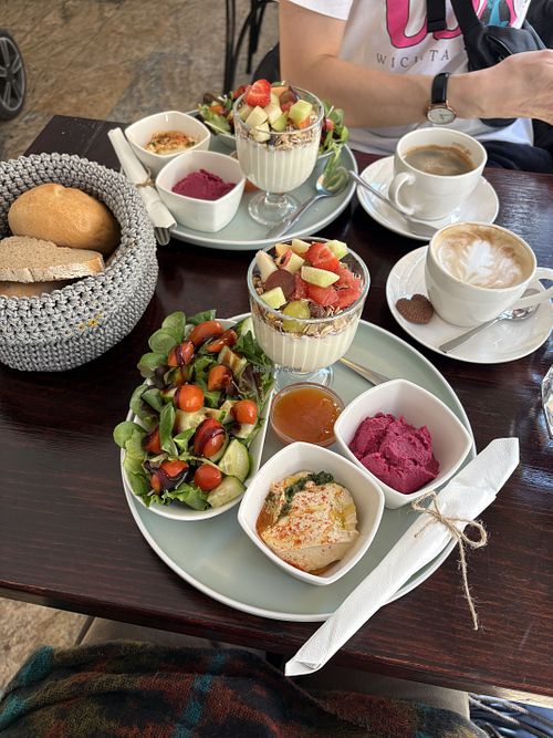 The perfect start to a warm autumn day   at Budapest Bistro in Vienna