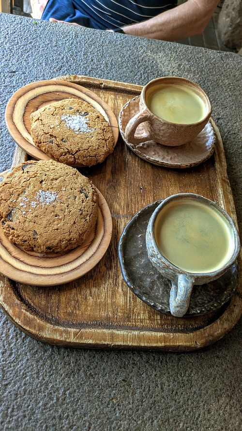 Chocolate chip cookie at Honest Greens - Barceloneta in Barcelona