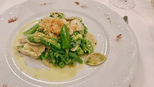 orecchiette without anchovies  at Osteria del Tempo Perso in Ostuni
