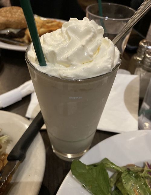 Vanilla milkshake   at The Chicago Diner - Logan Square in Chicago