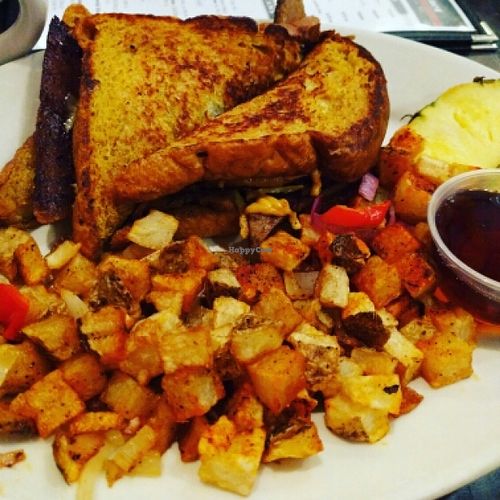 Montecristo sandwich (vegan) at The Chicago Diner - Logan Square in Chicago